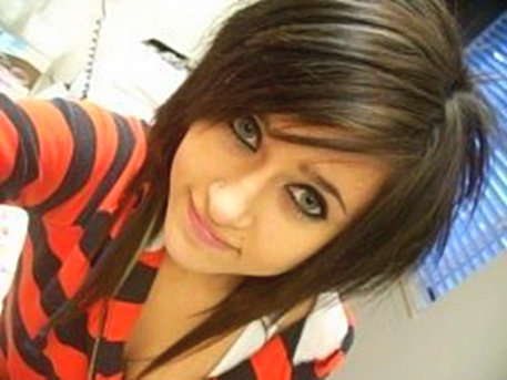 cute modern hairstyles. Cute emo hairstyle for girls.