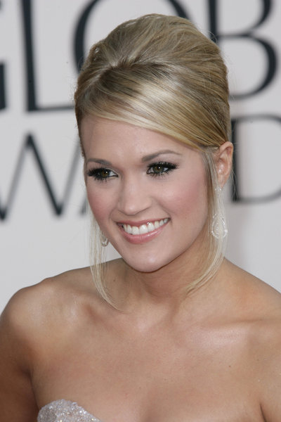 Carrie Underwood Short Haircut. short hair updos for prom 2011