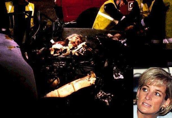 images of princess diana car crash. princess diana it really