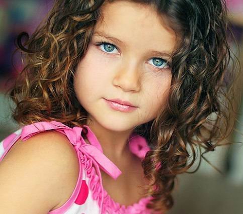 Cool Hairstyles For Girls With Wavy Hair. little girls curly hairstyle