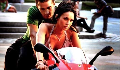 megan fox transformers 2 motorcycle wallpaper. hair megan fox transformers 2